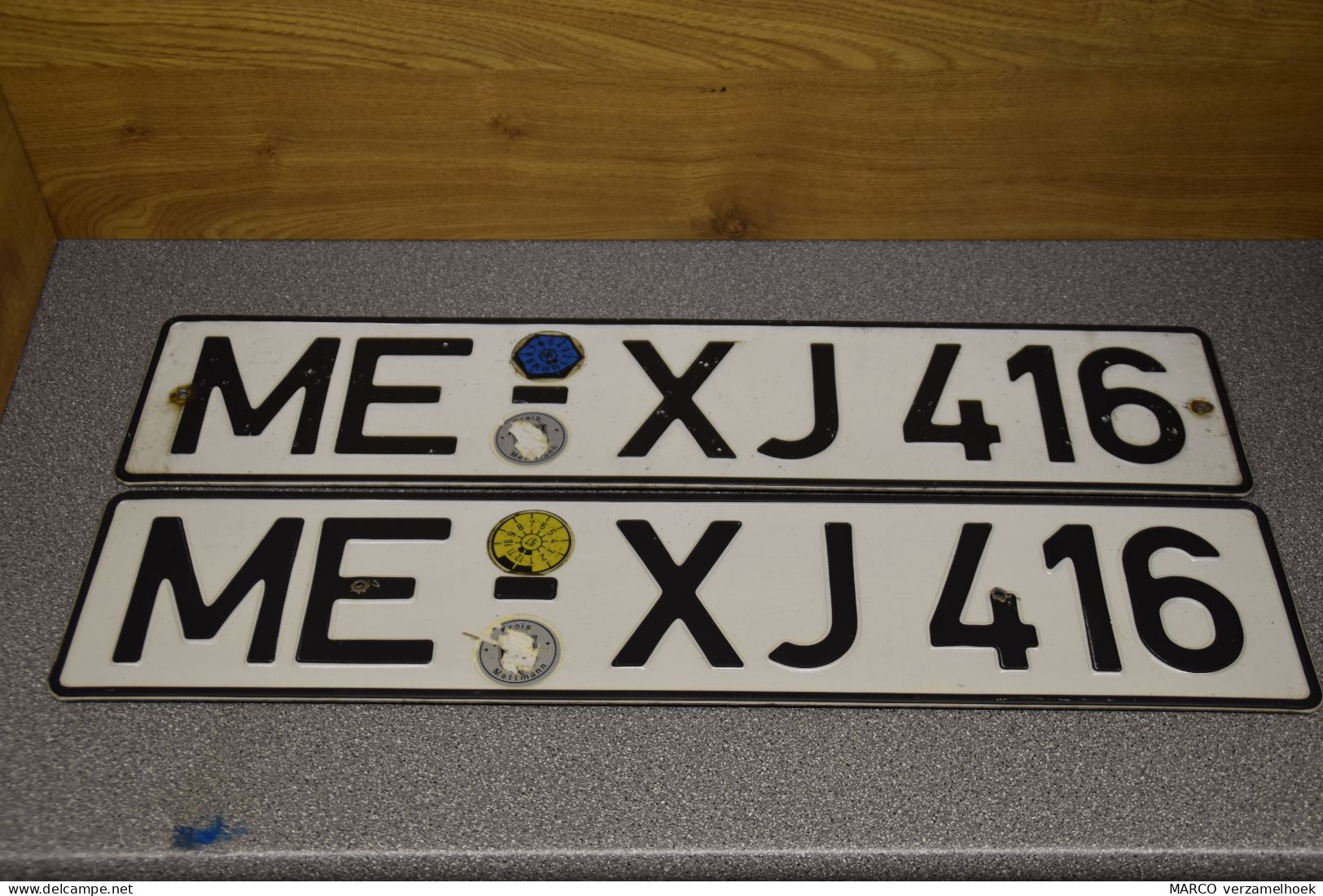 License Plate-nummerplaat-Nummernschild 2x Duitsland Germany (D) - Plaques D'immatriculation