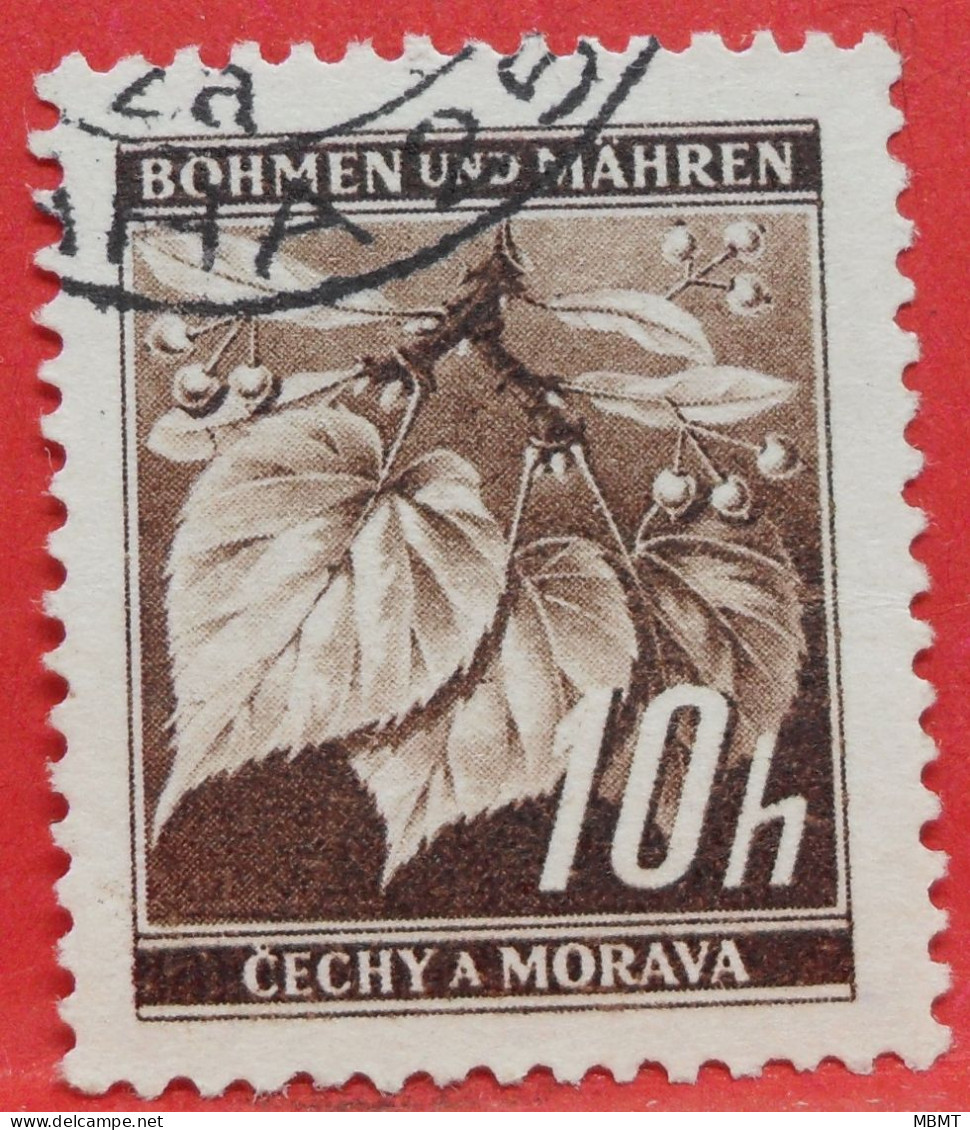 N°23 - 10 Haleru - Année 1939 - Timbre Oblitéré Allemagne Bohême & Moravie - - Gebruikt