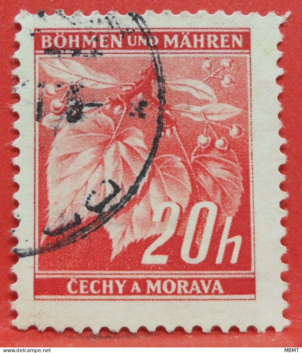 N°24 - 20 Haleru - Année 1939 - Timbre Oblitéré Allemagne Bohême & Moravie - - Oblitérés
