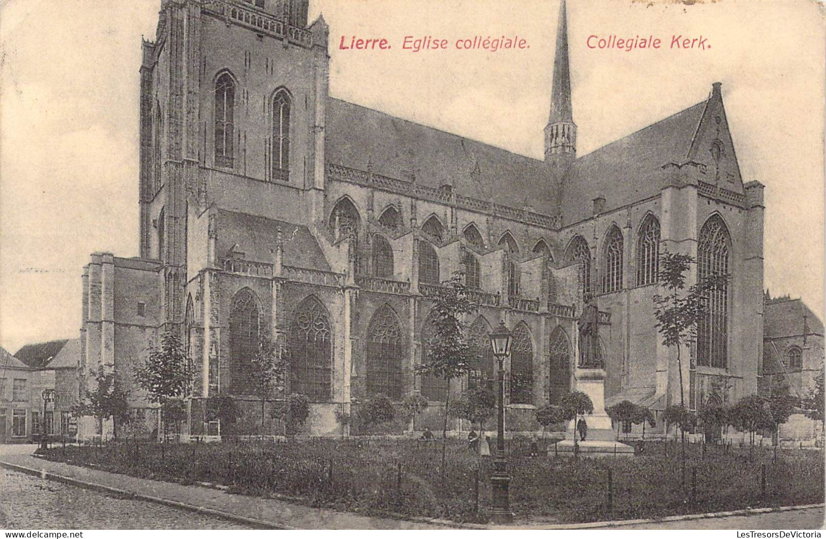 BELGIQUE - Lierre - Eglise Collégiale - Carte Postale Ancienne - Lier