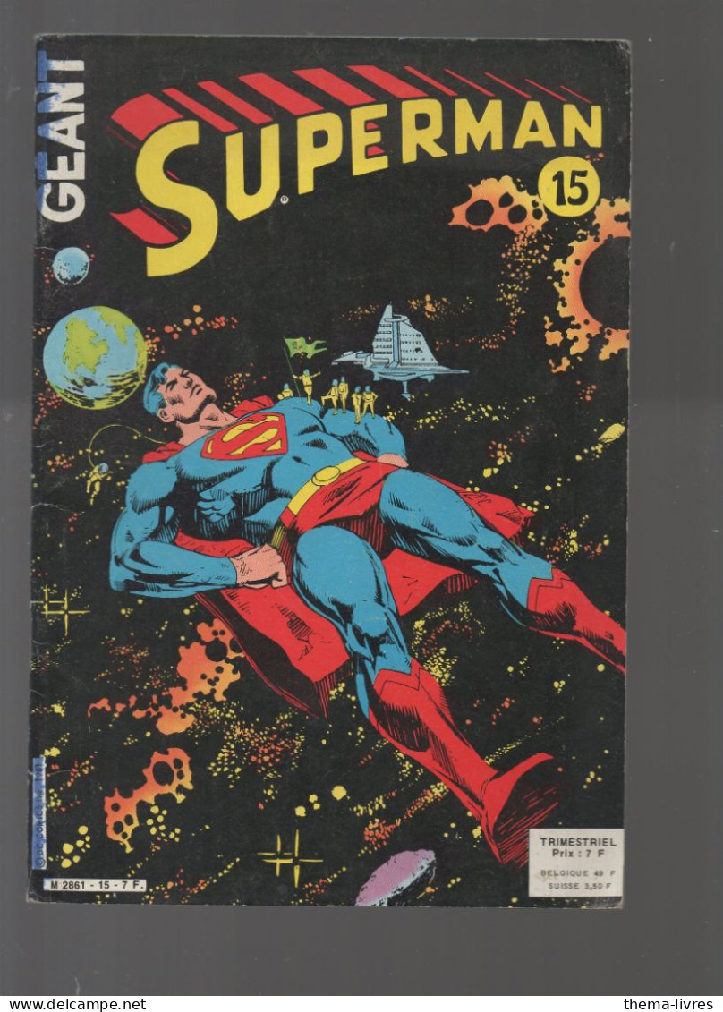 (BD)  Superman Géant N°15    1981   (CAT6405 /15) - Superman
