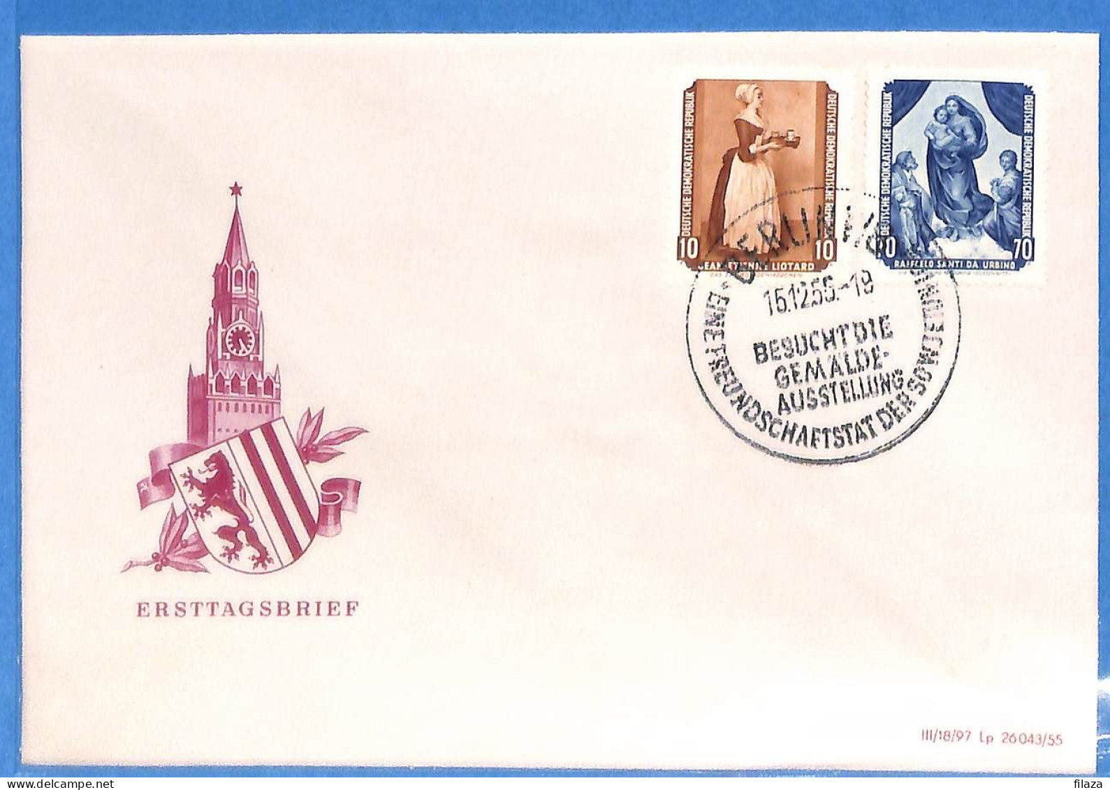 Allemagne DDR 1955 Lettre De Berlin (G21404) - Briefe U. Dokumente