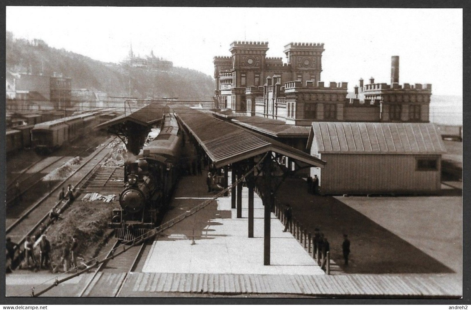 Lévis  Québec  - Gare De Lévis Vers 1910 - Photographe Georges Roberge Par Jocelyn Paquet - Levis