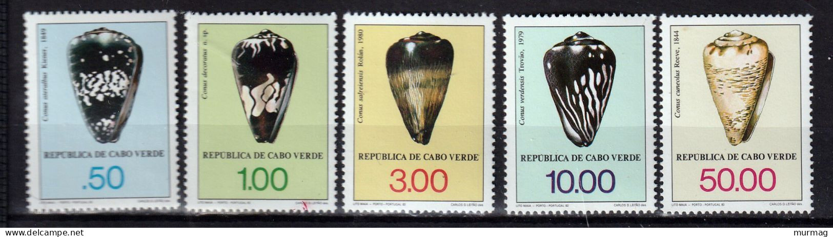 CAP VERT (Republica De Cabo Verde) - Faune, Coquillages - 1984 - MNH - Cap Vert