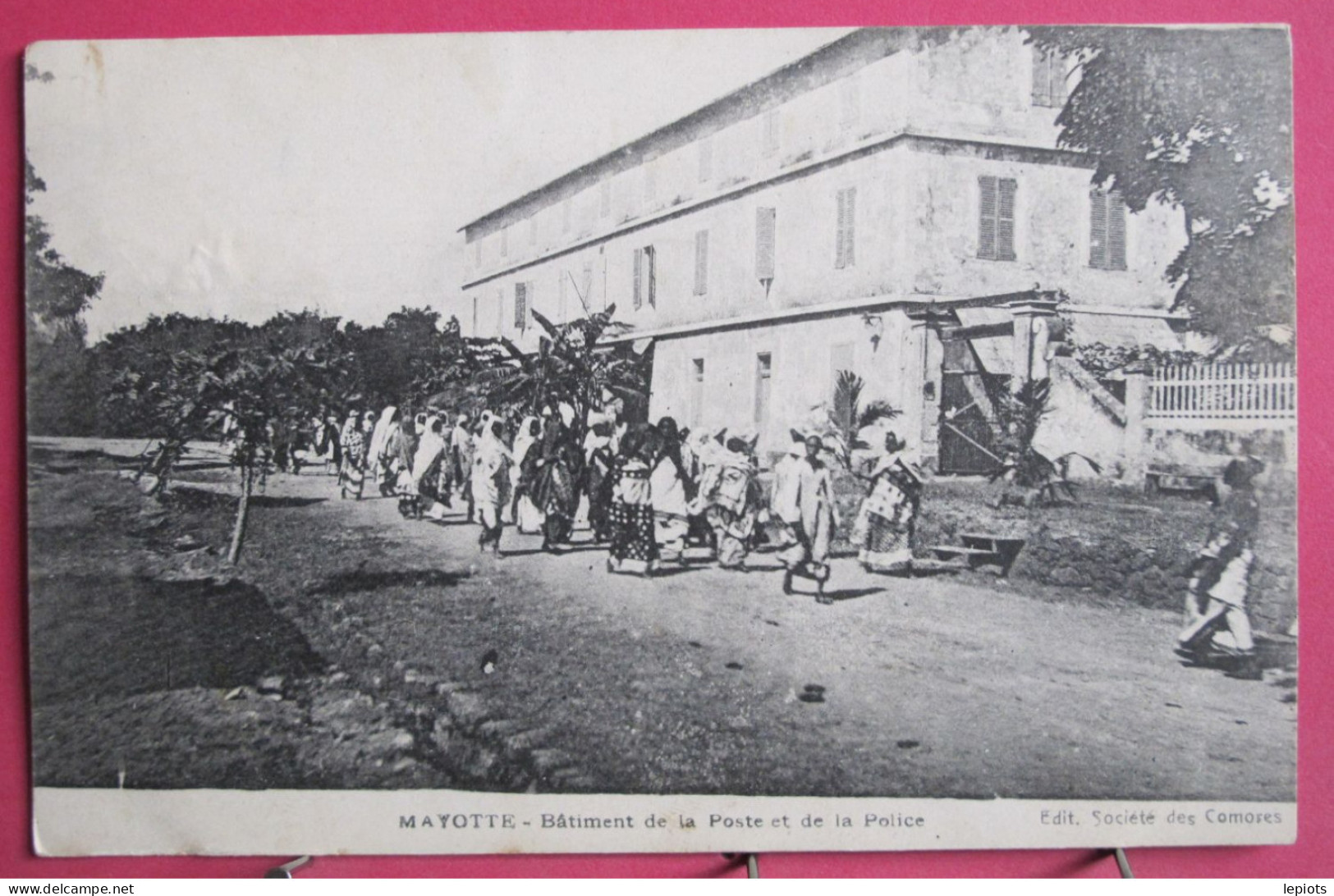 Mayotte - Bâtiment De La Poste Et De La Police - Edit. Société Des Comores - 1908 - Mayotte