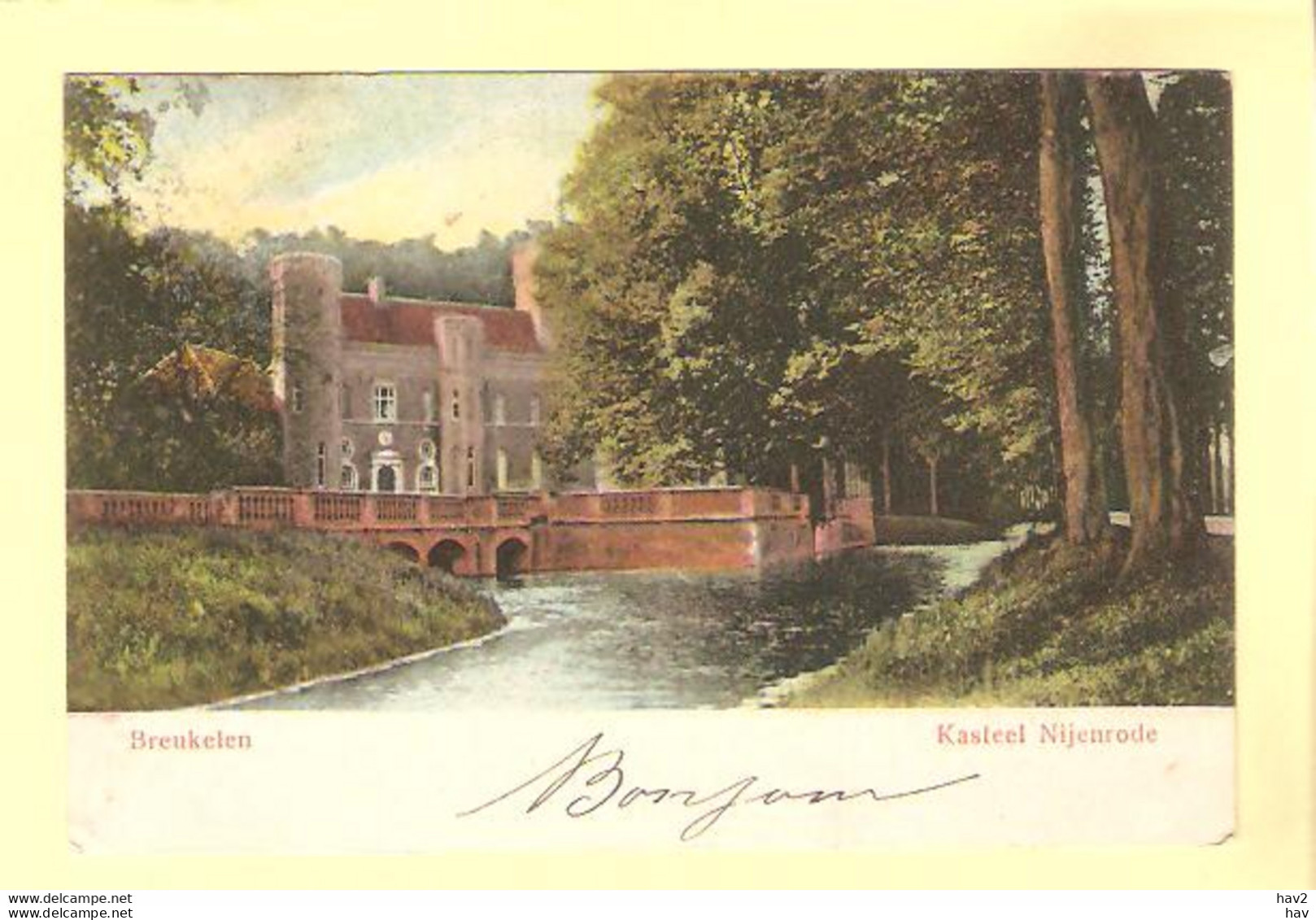 Breukelen Kasteel Nijenrode Circa 1902 RY26064 - Breukelen