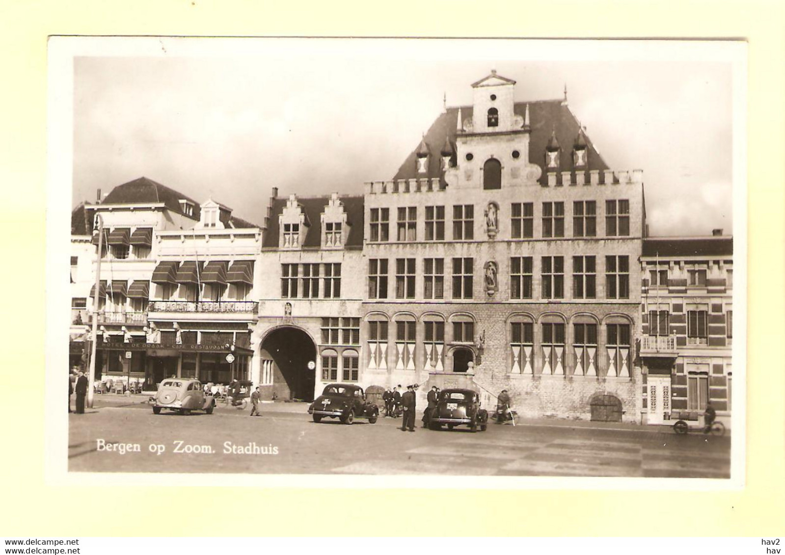 Bergen Op Zoom Stadhuis, Auto's 1951 RY22740 - Bergen Op Zoom