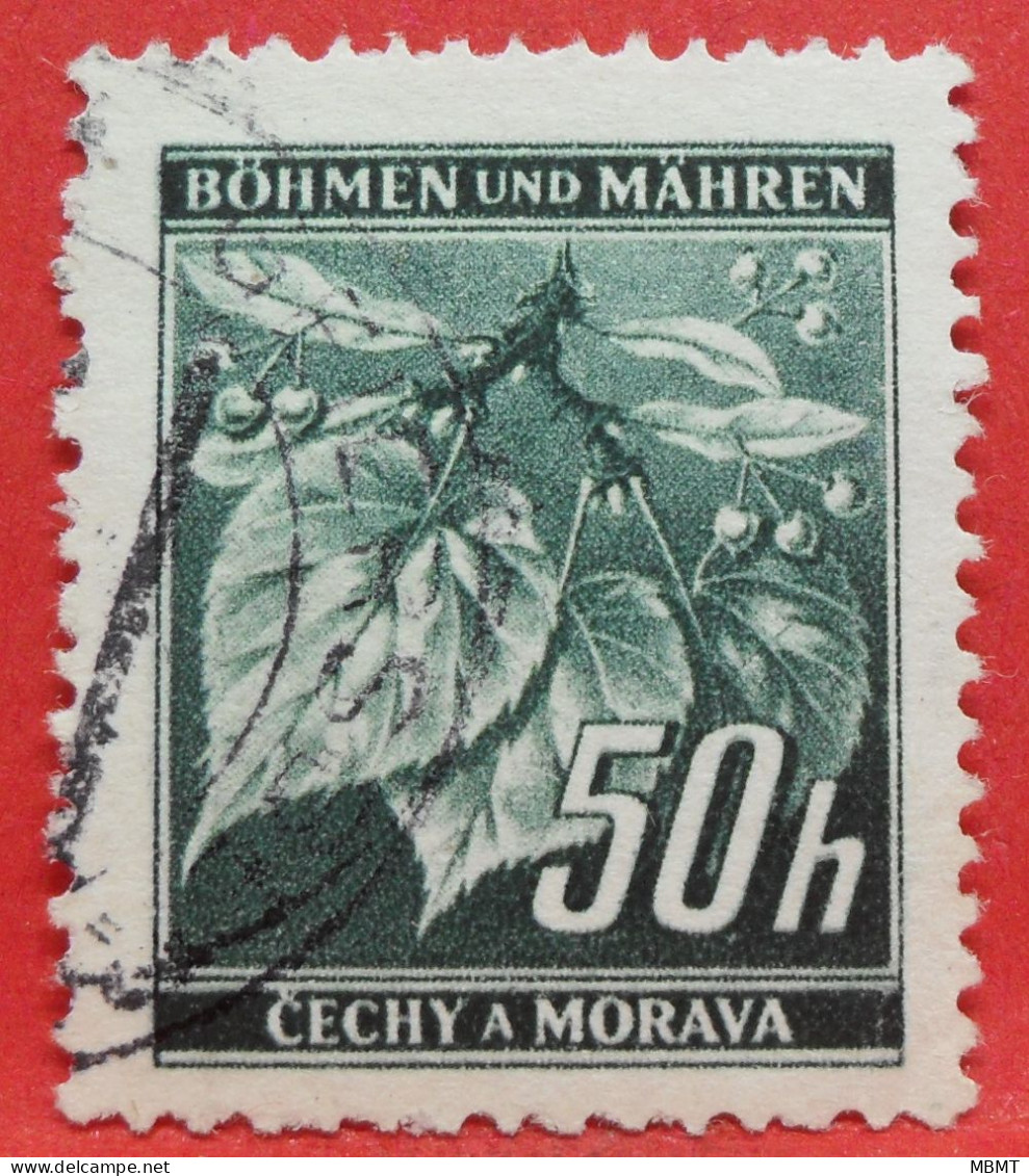N°57 - 50 Haleru - Année 1940 - Timbre Oblitéré Allemagne Bohême & Moravie - - Usados