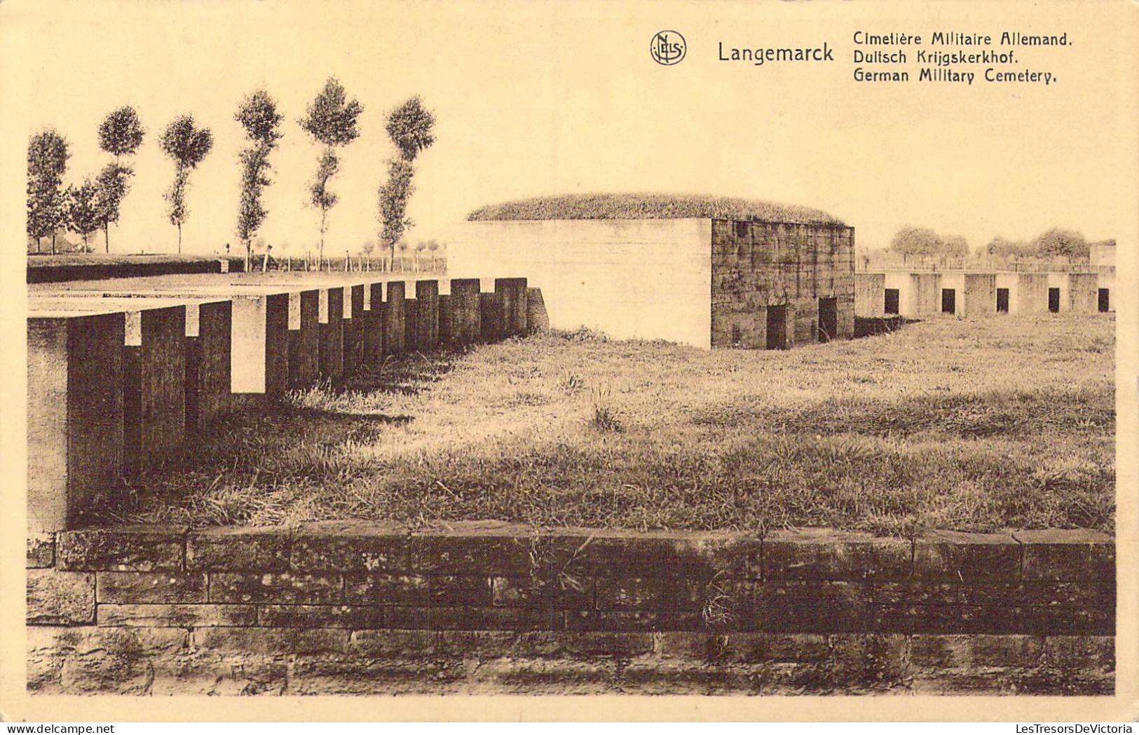 BELGIQUE - Langemarck - Cimetière Militaire Allemand - Carte Postale Ancienne - Langemark-Pölkapelle