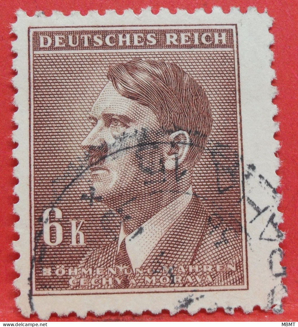N°107 - 6 Korun - Année 1942 - Timbre Oblitéré Allemagne Bohême & Moravie - - Used Stamps