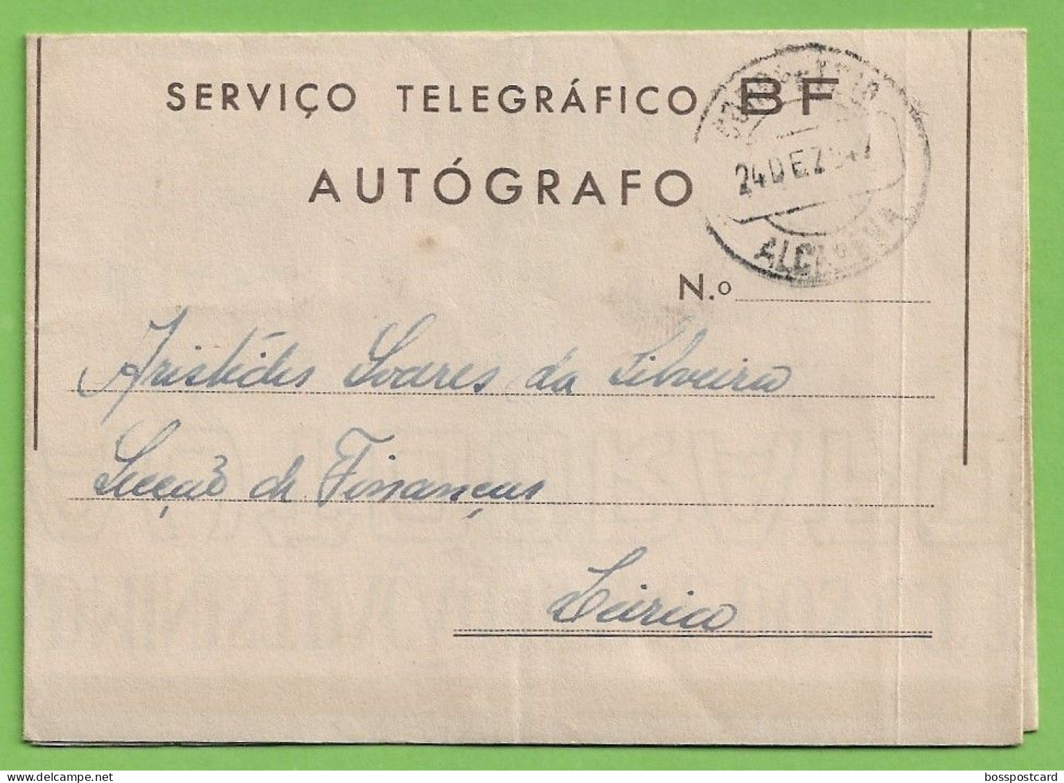 História Postal - Filatelia - Autógrafo - Telegrama - Telegram - Natal Christmas Noel Stamps Timbres Philately Portugal - Briefe U. Dokumente