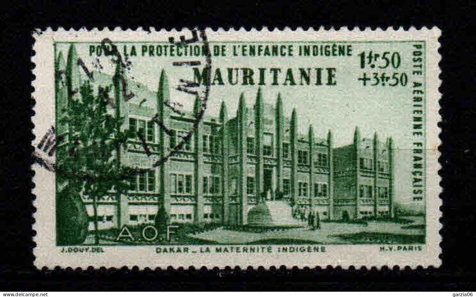 Mauritanie  - 1942  - Protection De L' Enfance   - PA 6 - Oblit - Used - Gebruikt