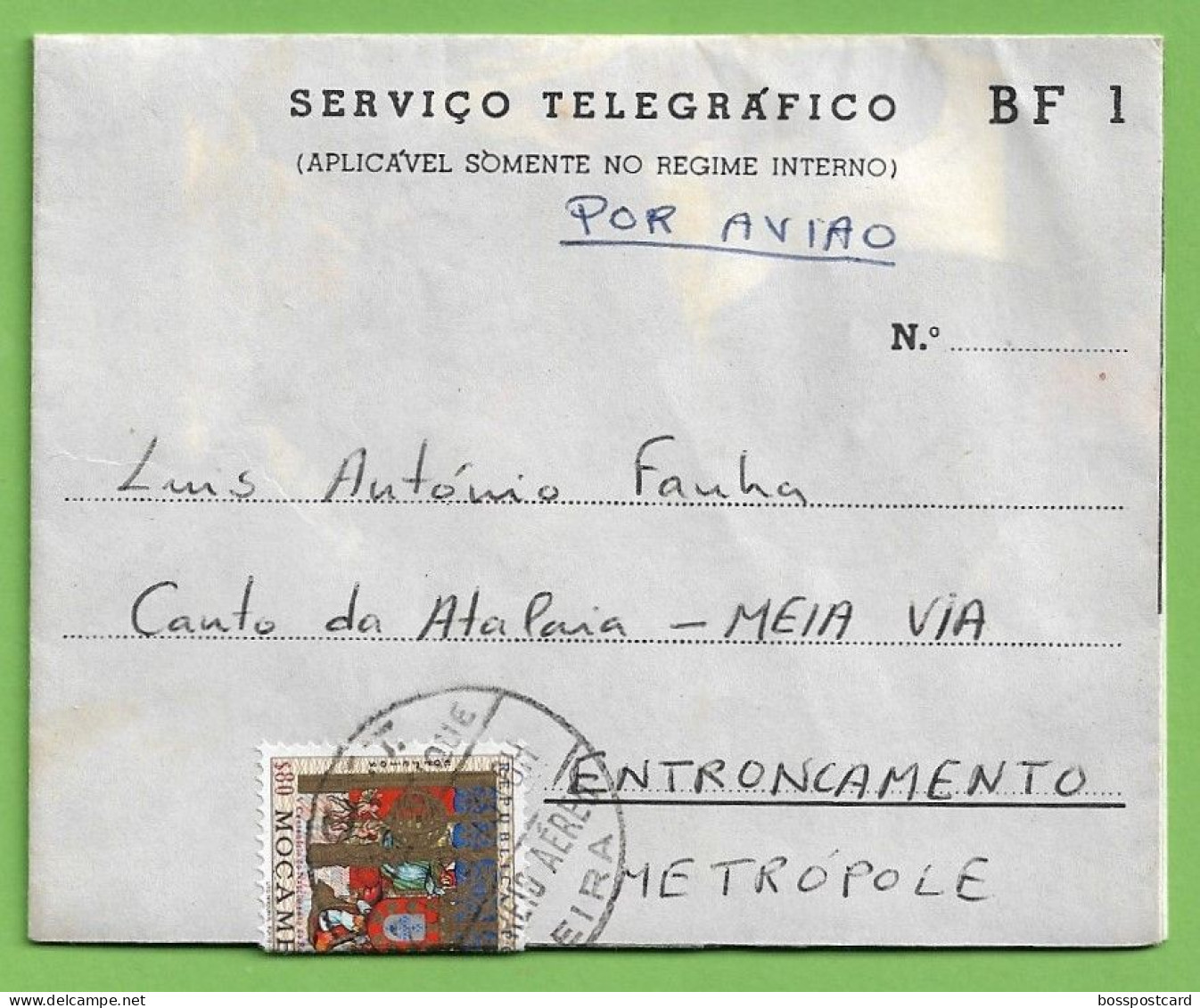 História Postal - Filatelia - Telegrama - Telegram - Natal Christmas Noel Stamps Timbres Philately Moçambique Portugal - Brieven En Documenten