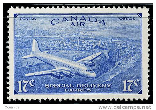Canada (Scott No.CE4 - Postes Aériennes Speciale / Airmail Special Delivery) [**] Accent Grave - Aéreo