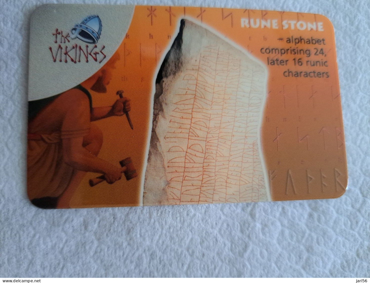GREAT BRITAIN /20 UNITS / THE VIKINGS /RUNE STONE /  / (date 12/2000) PREPAID CARD / MINT  **14506** - Collections
