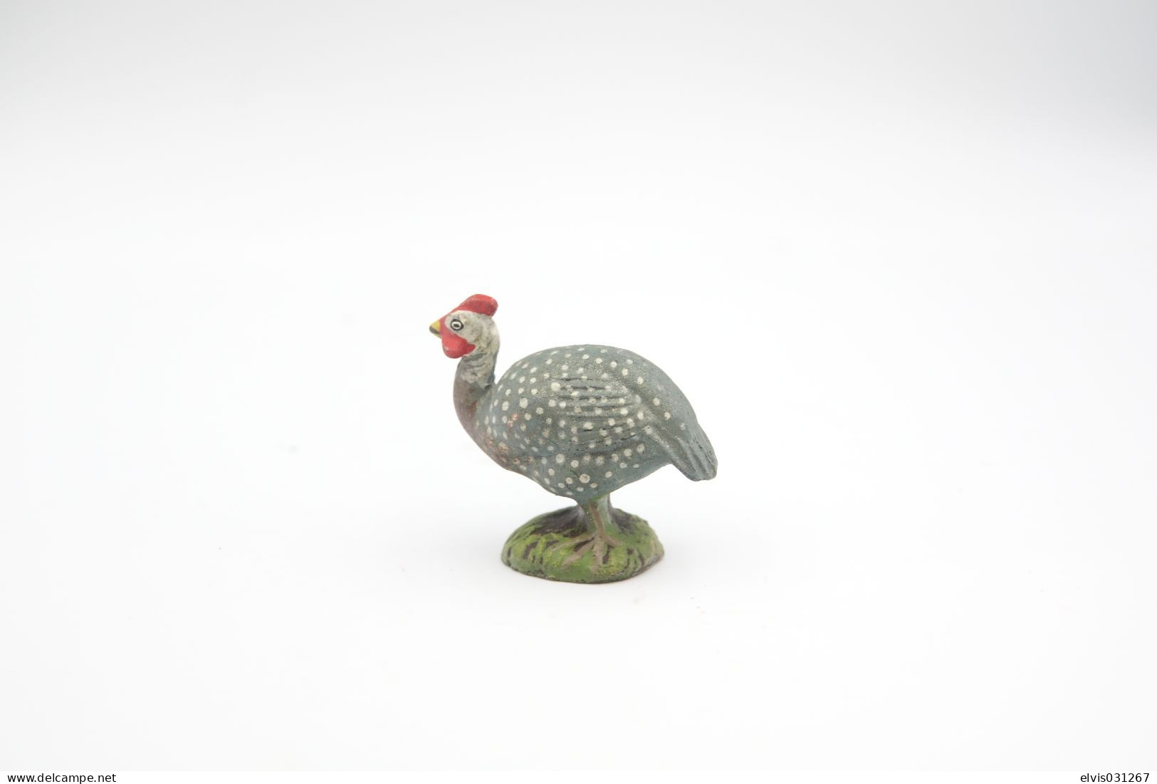 Elastolin, Lineol Hauser, Animals Guineafowl N°4086, Vintage Toy 1930's - Figurines