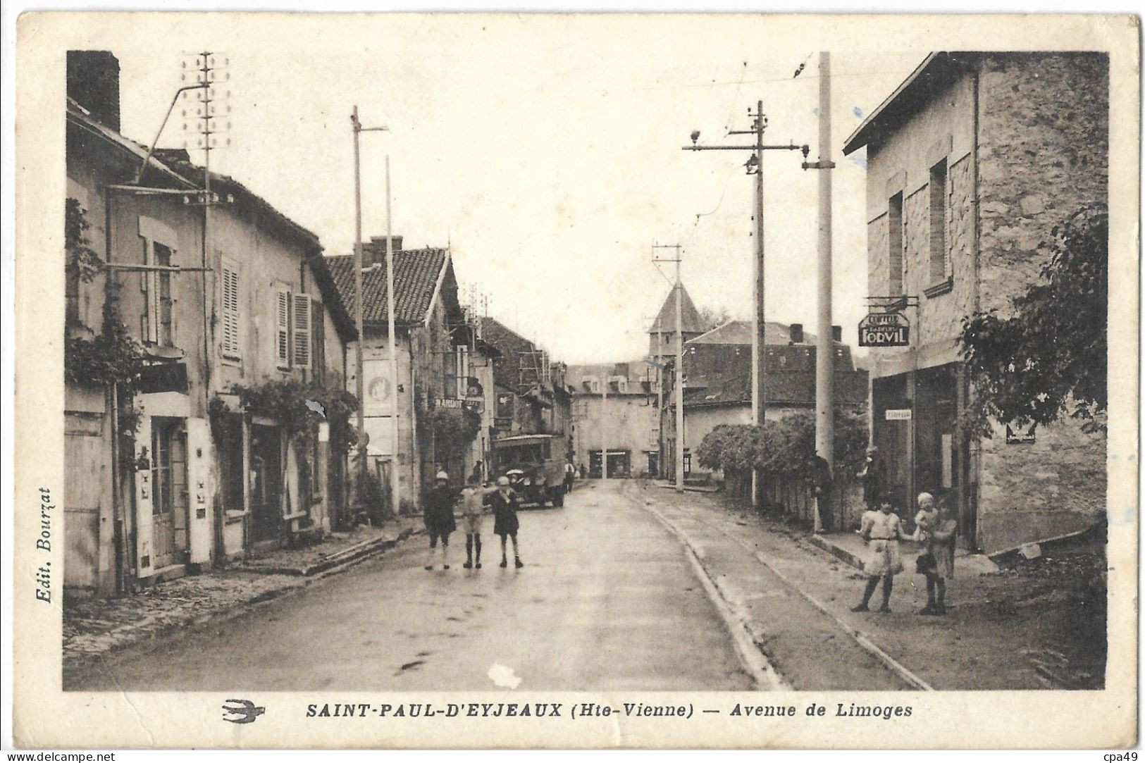 87     SAINT - PAUL - D' EYJEAUX   AVENUE   DE   LIMOGES - Andere & Zonder Classificatie