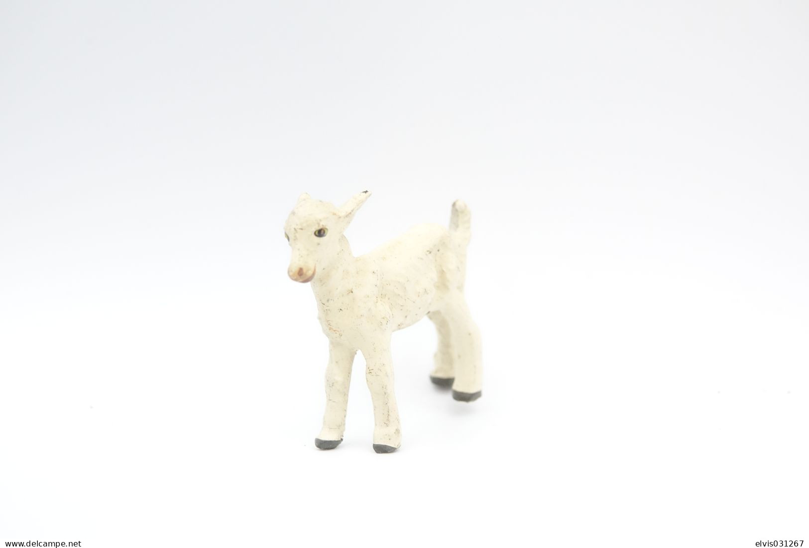 Elastolin, Lineol Hauser, Animals Goat Baby N°4018, Vintage Toy 1930's - Figurini & Soldatini