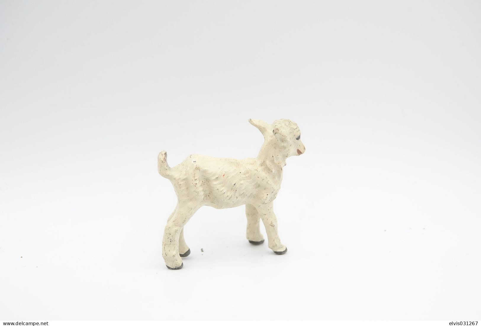 Elastolin, Lineol Hauser, Animals Goat Baby N°4018, Vintage Toy 1930's - Figuren