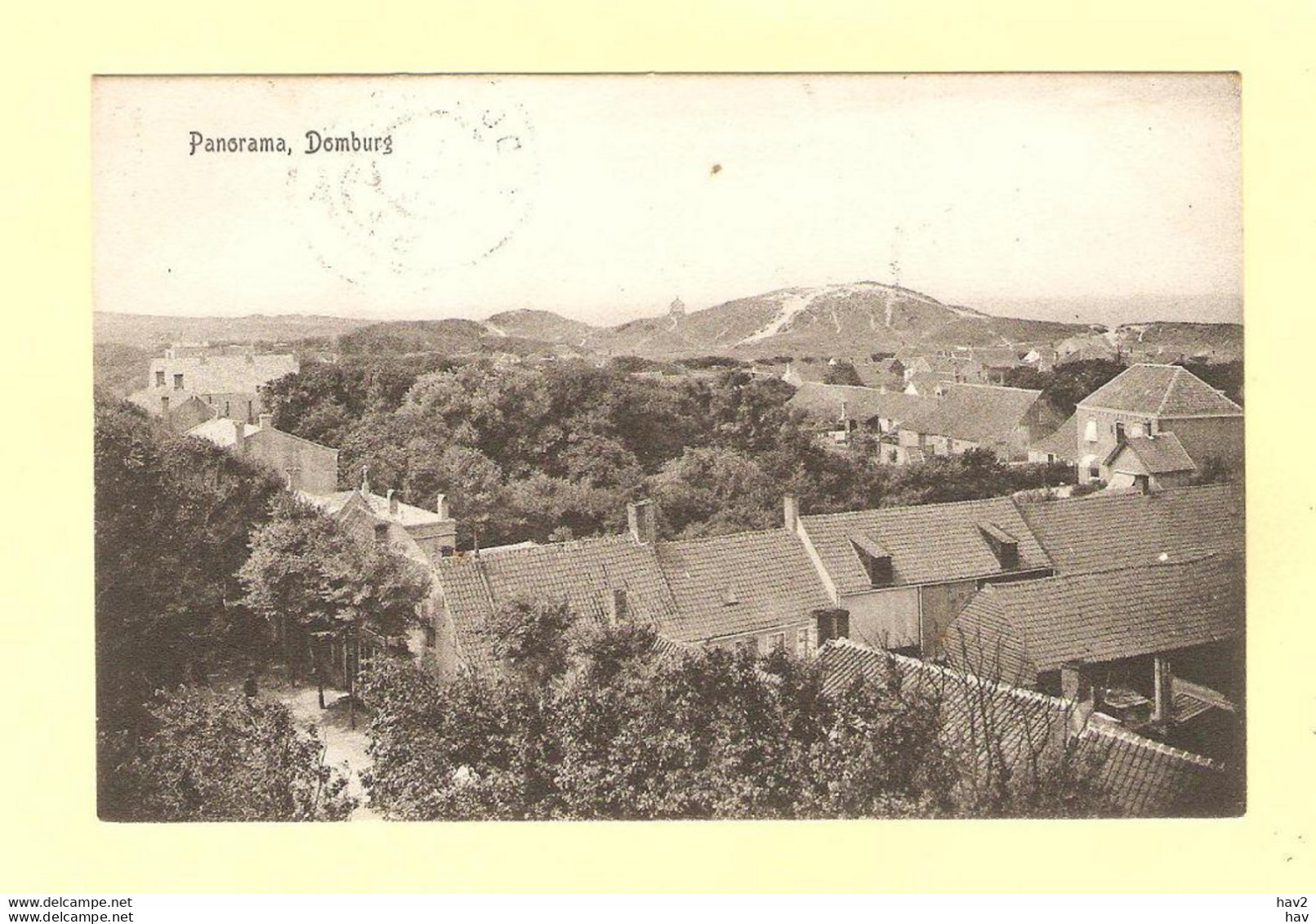 Domburg Panorama 1906 RY25697 - Domburg