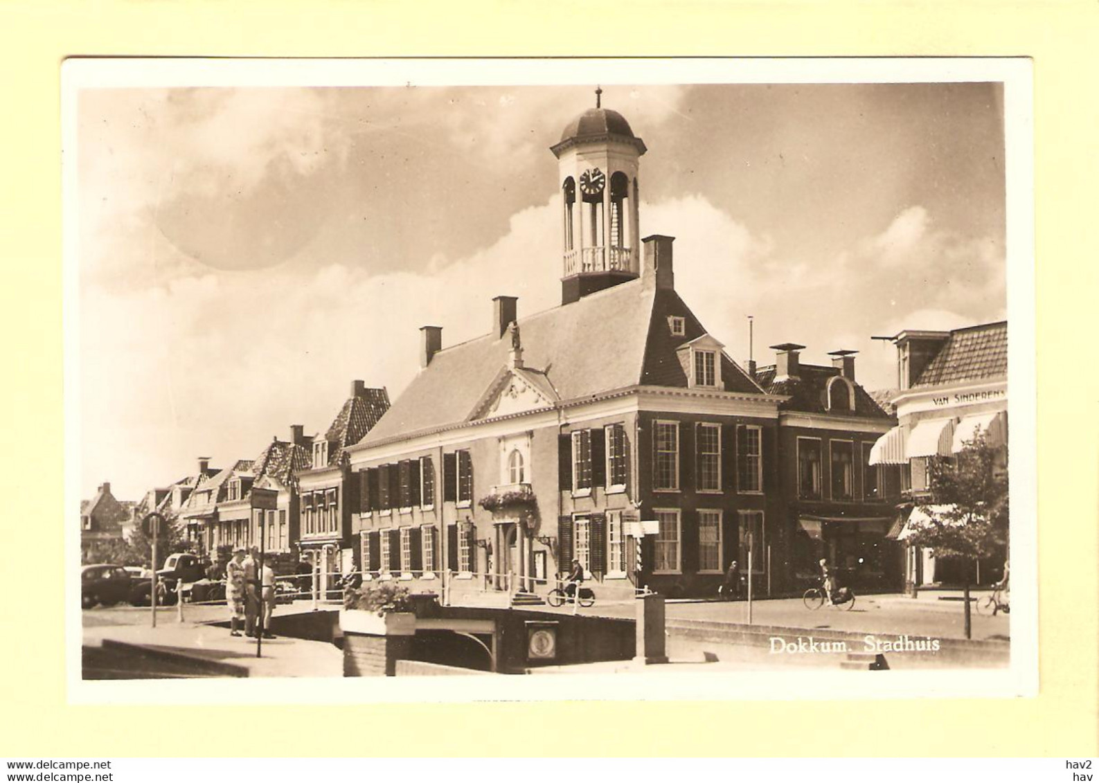 Dokkum Stadhuis 1955 RY25088 - Dokkum