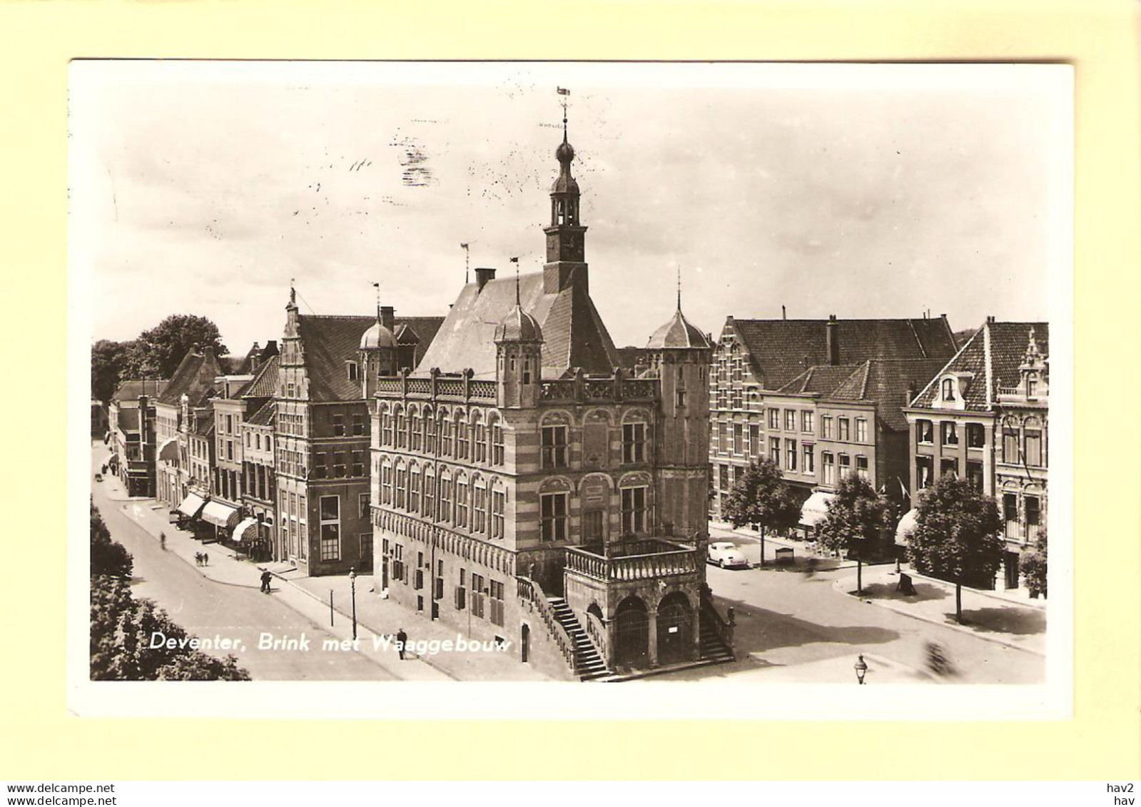Deventer Brink Met Waaggebouw 1957 RY25025 - Deventer