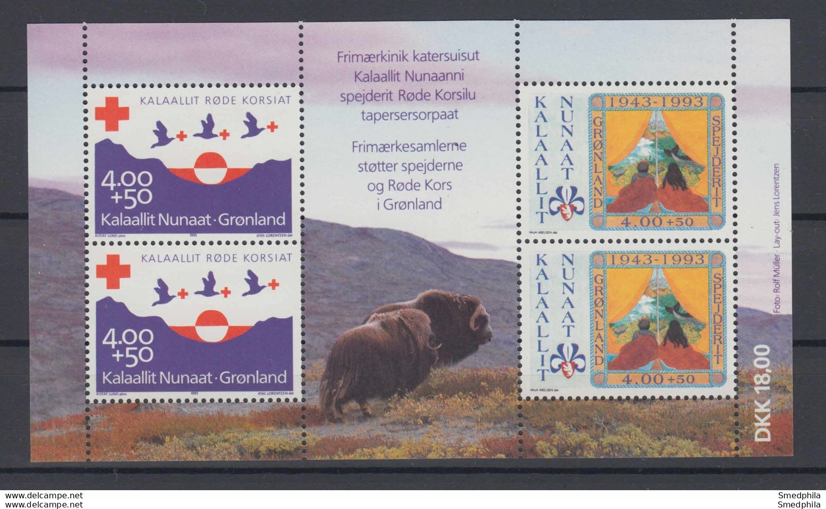 Greenland 1993 - Michel Block 4 MNH ** - Blocs