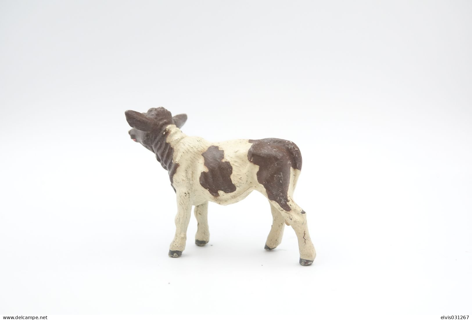 Elastolin, Lineol Hauser, Animals Cow N°4005, Vintage Toy 1930's - Figurini & Soldatini