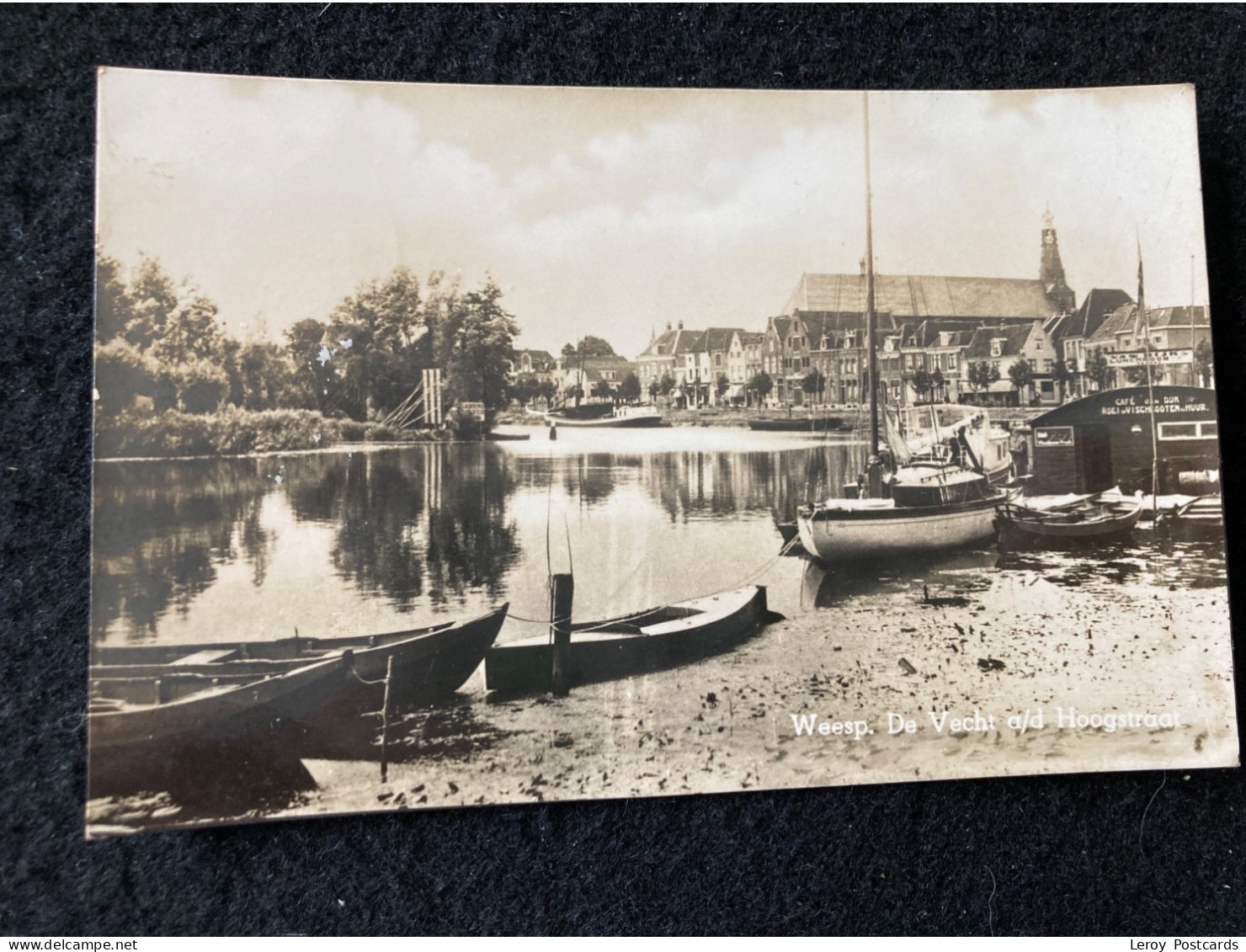 #0850 Weesp De Vecht A/d Hoogstraat 1946 - Weesp