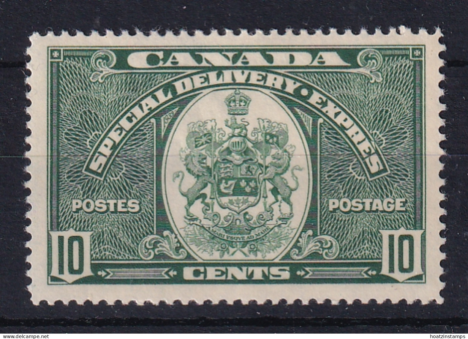 Canada: 1938/39   Special Delivery    SG S9    10c    MH - Espressi