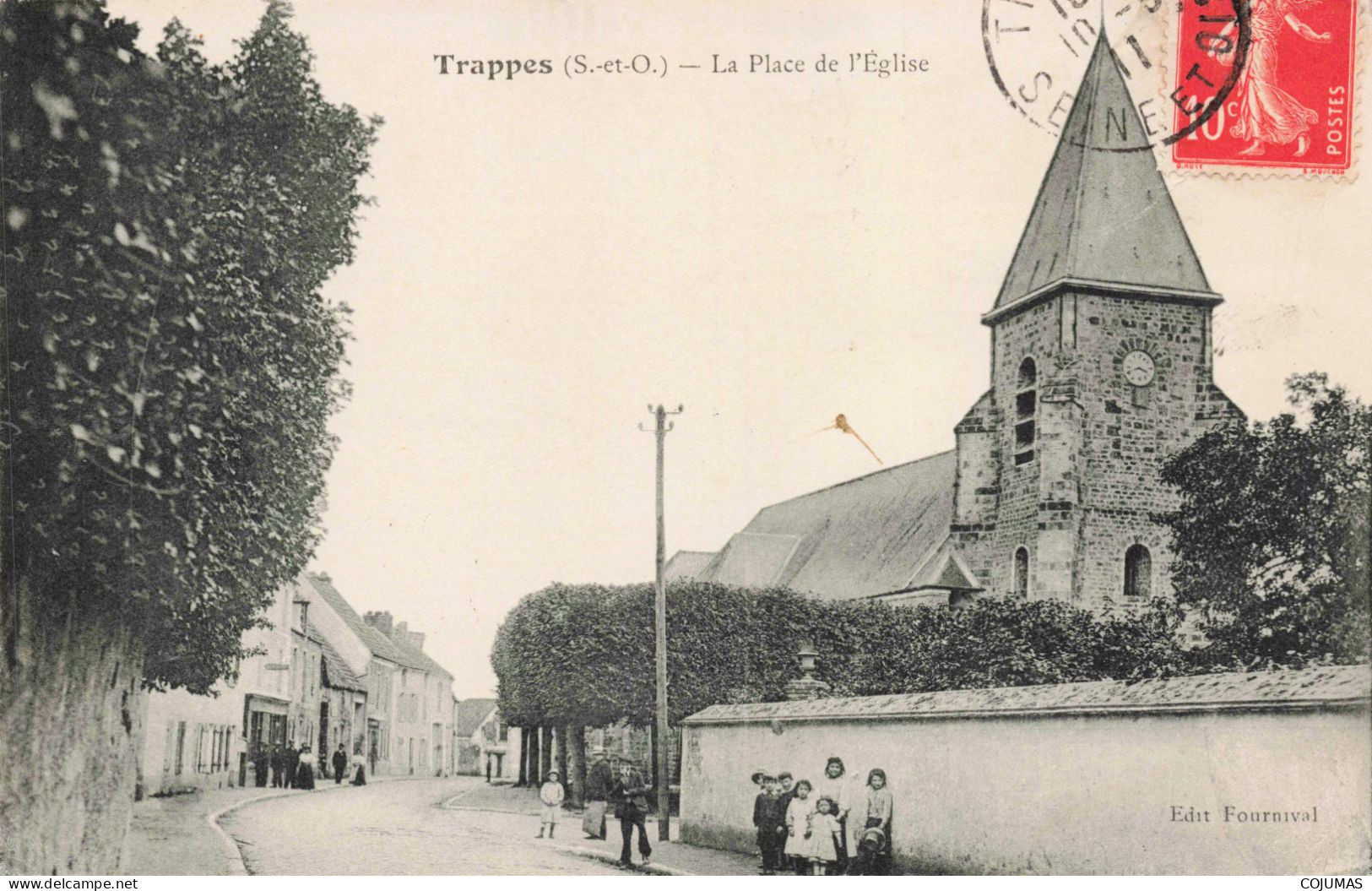 78 - TRAPPES - S20483 - La Place De L'Eglise - Trappes