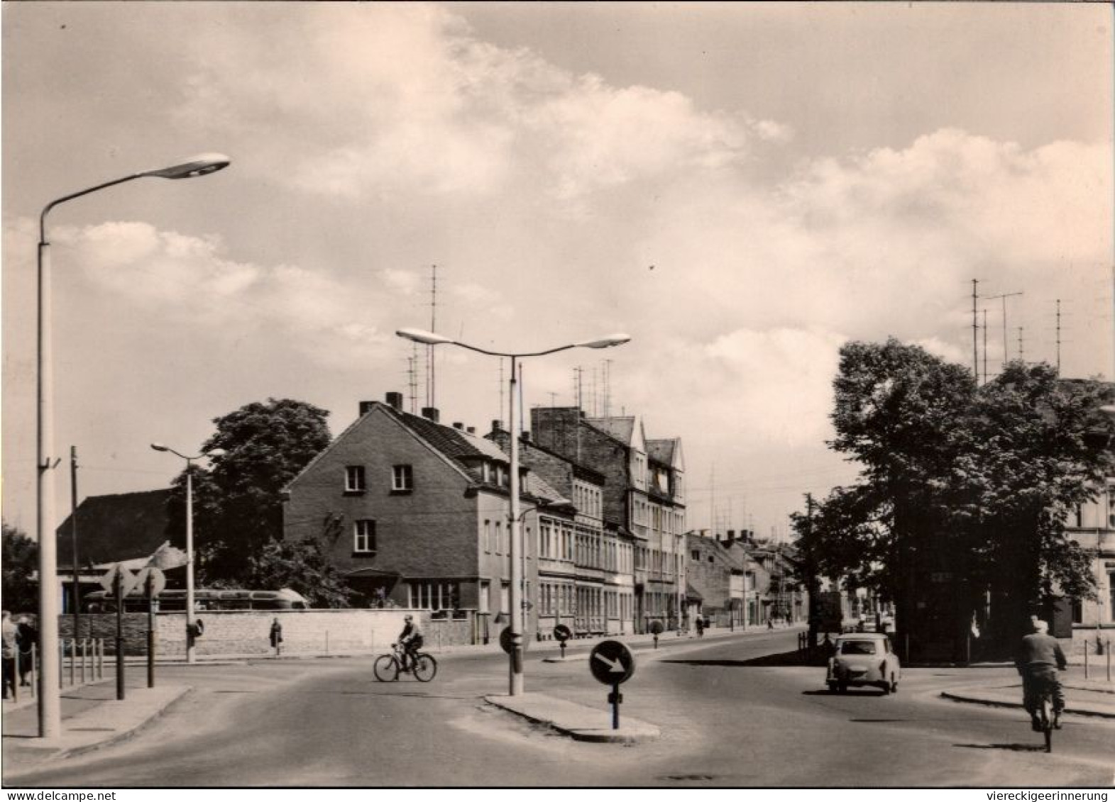 ! DDR Ansichtskarte Stendal, Arneburger Straße - Stendal