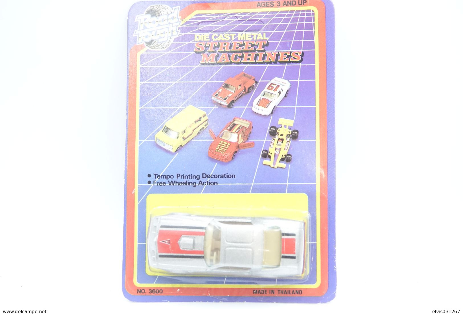 New Road Tough Street Machines Die Cast, Sport Car, MOC Mint On Card, Like Matchbox Corgi - Matchbox