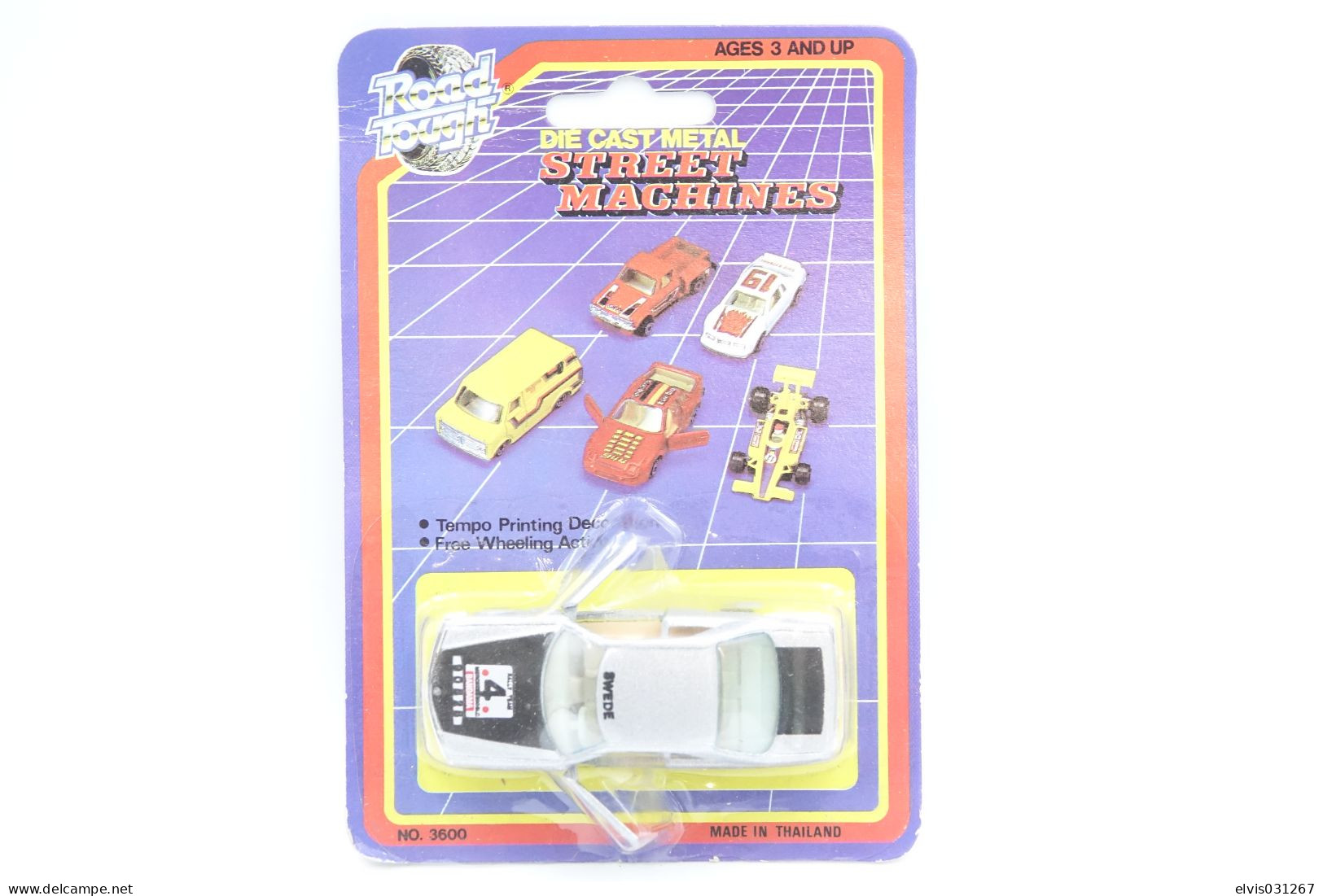 New Road Tough Street Machines Die Cast, Sport Car, MOC Mint On Card, Like Matchbox Corgi - Matchbox