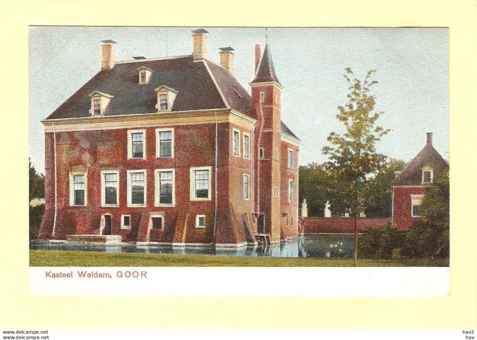 Goor Kasteel Weldam Voor 1905 RY24906 - Goor