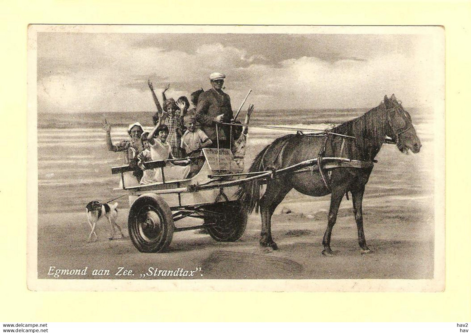 Egmond Aan Zee Strandtax 1939 RY24375 - Egmond Aan Zee