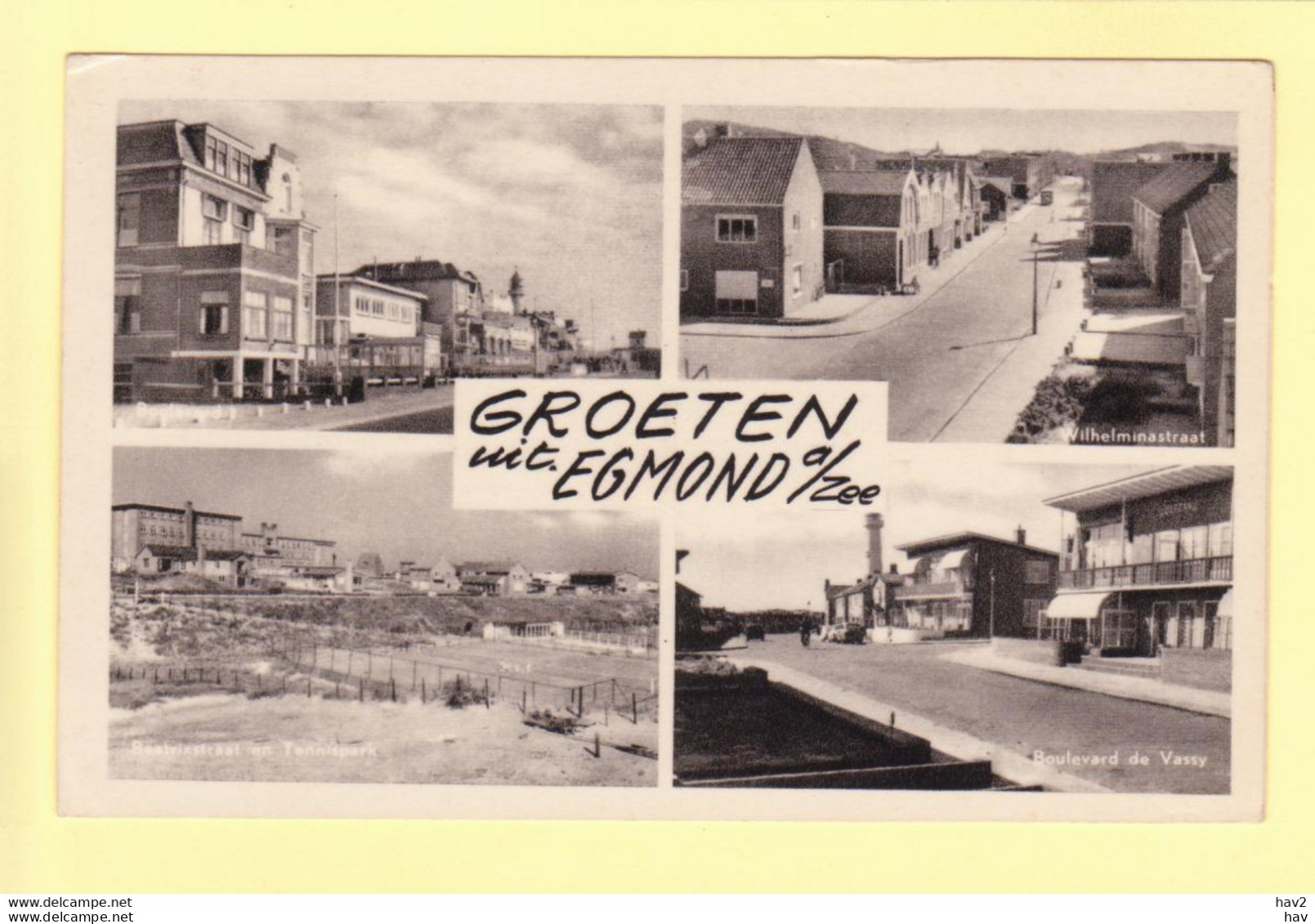 Egmond Aan Zee 4-luik 1958 RY21581 - Egmond Aan Zee