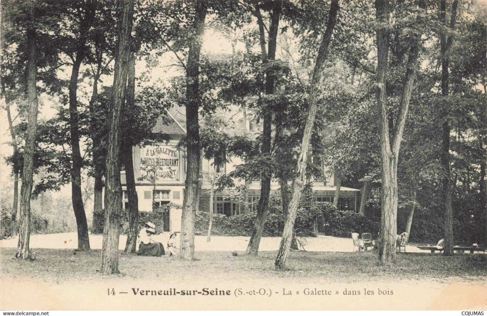 78 - VERNEUIL SUR SEINE - S20489 - La Galette Dans Les Bois Hôtel Restaurant - Verneuil Sur Seine