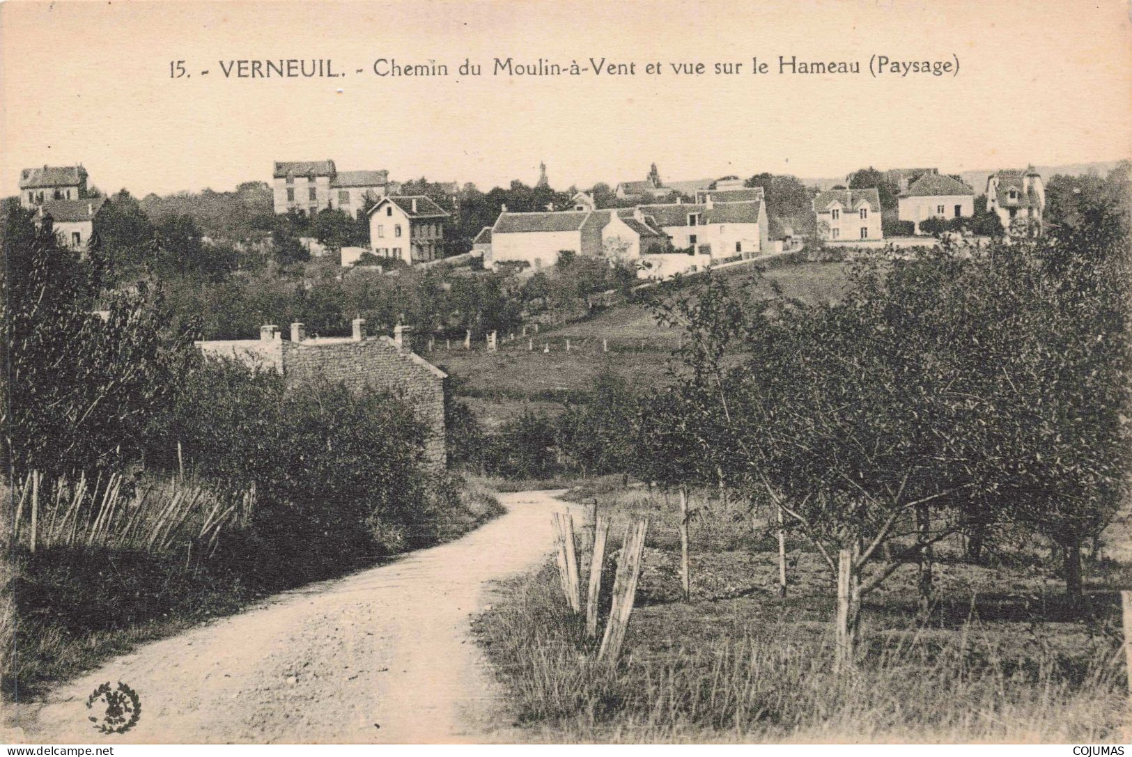 78 - VERNEUIL - S20490 - Chemin Du Moulin à Vent Et Vue Sur Le Hameau - Verneuil Sur Seine