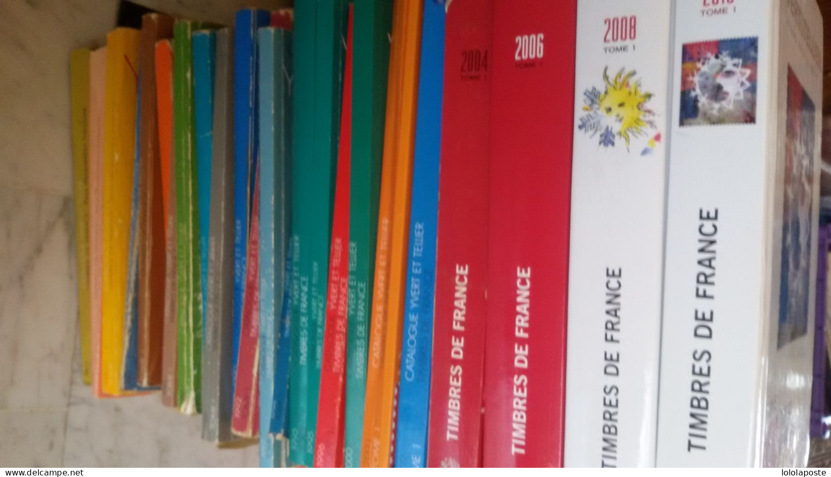 FRANCE - Lot De 24 Années Différentes De Catalogues YVERT Entre 1973 Et 2010 - 3 Photos - Frankreich