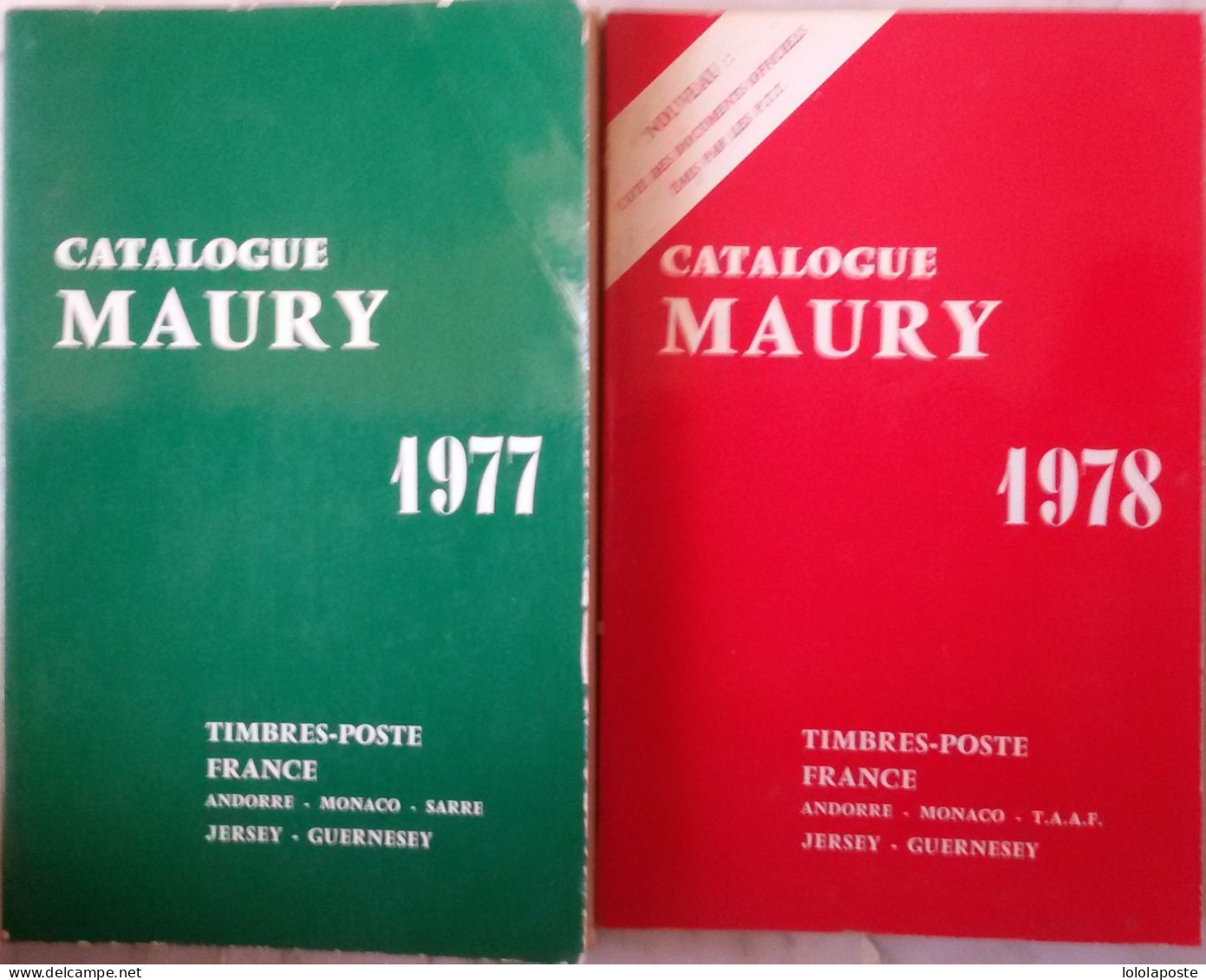 FRANCE, COLONIES,... - Lot De 4 Années Différentes De Catalogue CERES Et 2 Catalogues MAURY - Frankreich