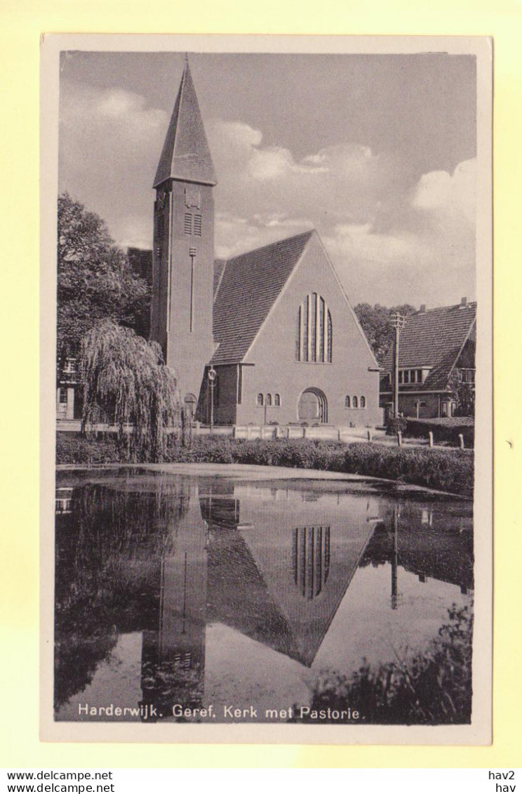 Harderwijk Gereformeerde Kerk Met Pastorie  RY21779 - Harderwijk