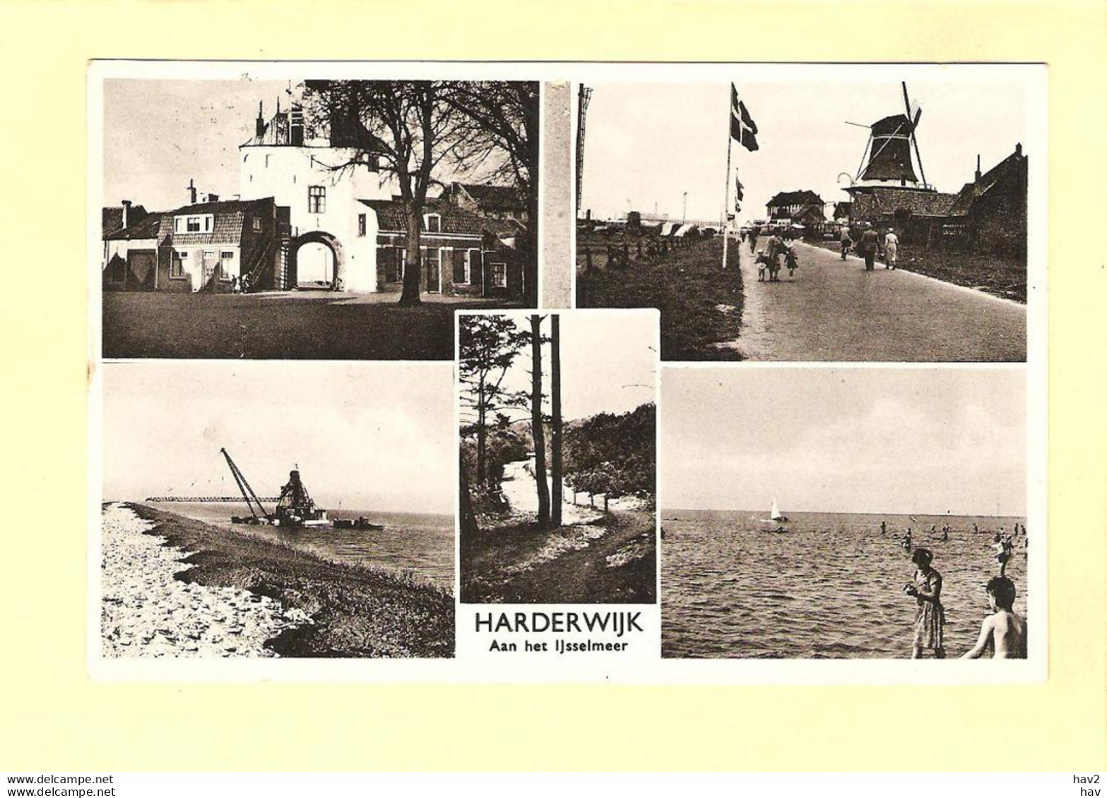 Harderwijk 5-luik 1957 RY25338 - Harderwijk