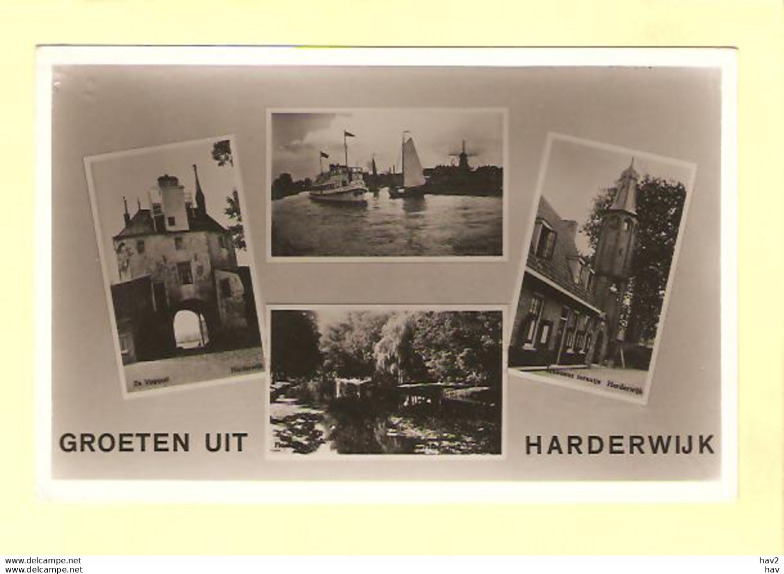 Harderwijk 4-luik 1954 RY26185 - Harderwijk