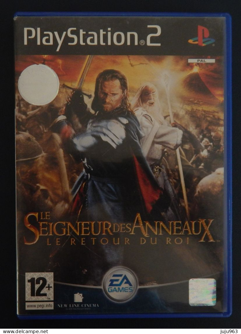 SONY PLAYSTATION 2 "LE SEIGNEUR DES ANNEAUX -LE RETOUR DU ROI" VOIR 2 SCANS OCCASION - Playstation 2