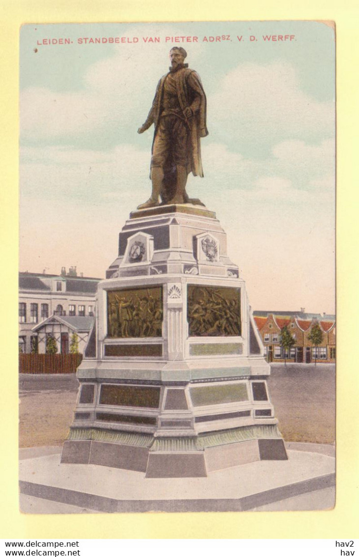 Leiden Standbeeld P.A. V.d. Werff 1911 RY19996 - Leiden