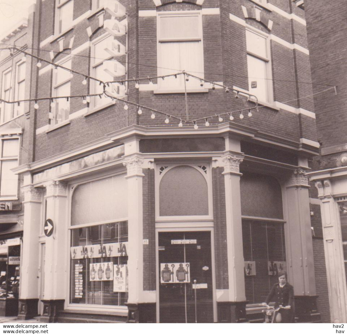 Leiden Pand Jamin Haarlemmerstraat 1970 JAM279 - Leiden