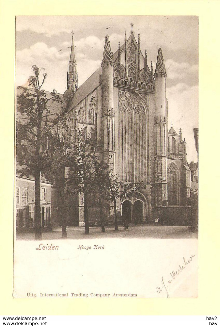 Leiden Hooge Kerk 1902 RY22458 - Leiden