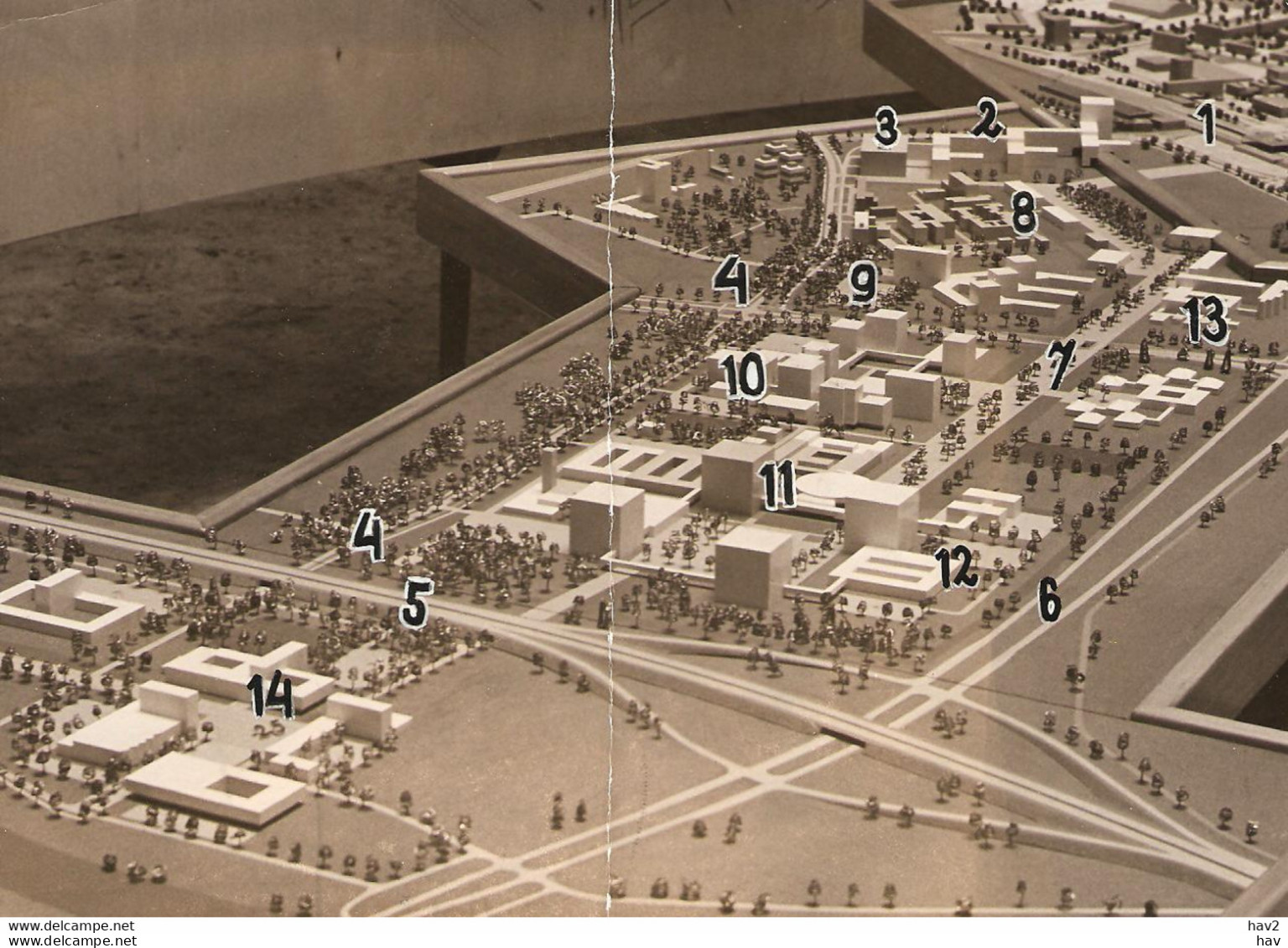 Leiden Maquette Universiteit 1965 KE346 - Leiden