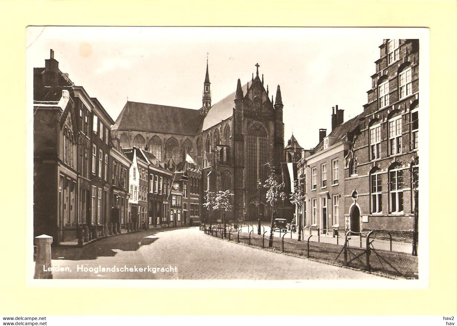 Leiden Hooglandschekerkgracht RY24986 - Leiden